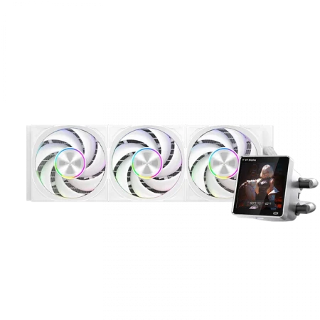 Водяное охлаждение PCCooler DT360 ARGB Display, White