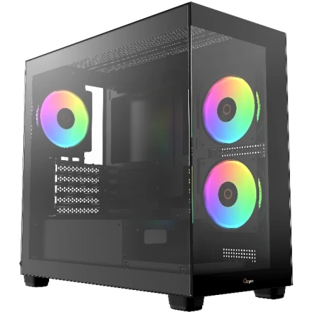 Корпус Ocypus Gamma C52 ARGB Black, (Gamma-C52-BKD300XX-GL)