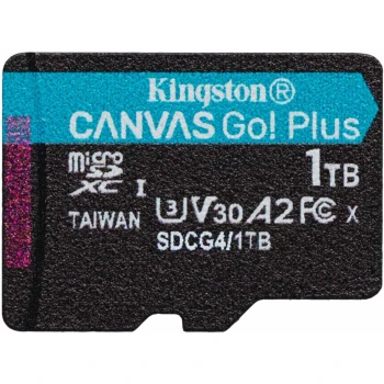 Карта памяти Kingston Canvas Go! Plus Gen4 microSDXC 1TB, Class 10 UHS-I U3, (SDCG4/1TBSP)