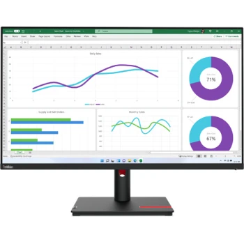 Монитор Lenovo ThinkVision T32h-30, (63D3GAT1EU)