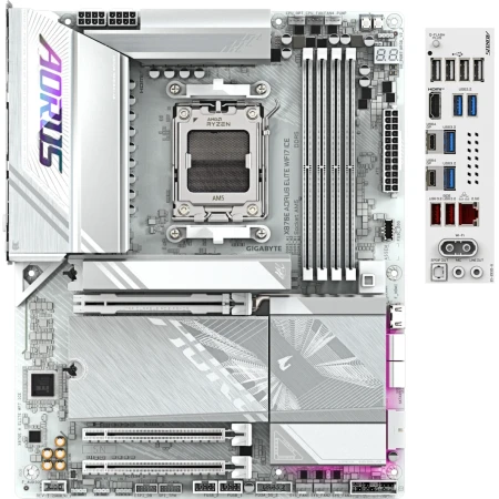 Материнская плата GIGABYTE X870E AORUS ELITE WF7 ICE DDR5 Материнская плата GIGABYTE X870E AORUS ELITE WF7 ICE DDR5