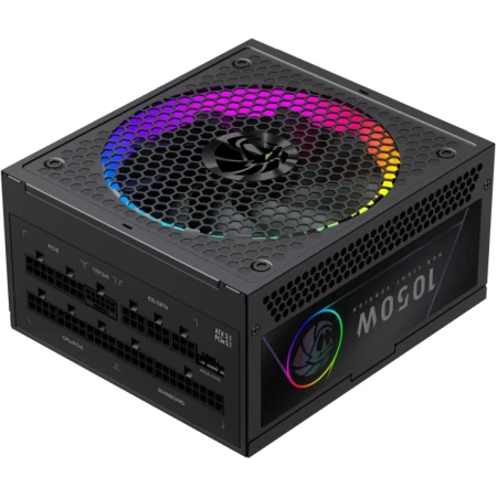 Блок питания GameMax RGB Pro 1050G Black, (2109-1050B0049)