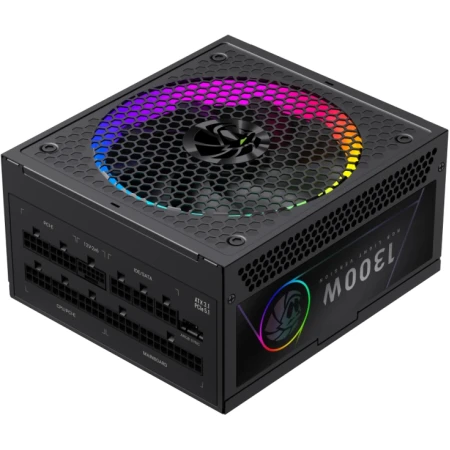 Блок питания GameMax RGB Pro 1300P Black, (2110-1300B0028)