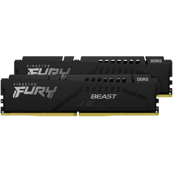 ОЗУ Kingston Fury Beast 32GB (2х16GB) 6400MHz DIMM DDR5, (KF564C32BBEK2-32)