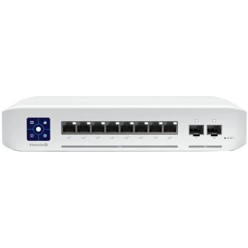 Коммутатор Ubiquiti UniFi 8 PoE, (USW-Enterprise-8-PoE)