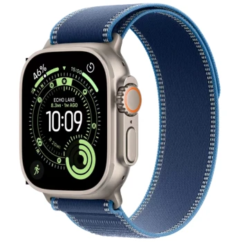 Смарт-часы Apple Watch Ultra 3, GPS Cellular, 49mm Natural Titanium Case with Blue/Bright Blue Trail Loop - S/M, (MEWR4QR/A) Смарт-часы Apple Watch Ultra 3, GPS Cellular, 49mm Natural Titanium Case with Blue/Bright Blue Trail Loop - S/M, (MEWR4QR/A)