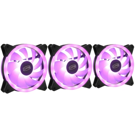 Комплект вентиляторов для корпуса PCCooler F3 X120 ARGB (3-pack), Black