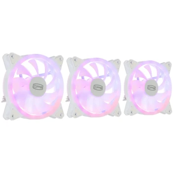 Комплект вентиляторов для корпуса PCCooler F3 X120 ARGB (3-pack), White