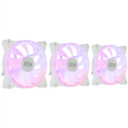 Комплект вентиляторов для корпуса PCCooler F3 X120 ARGB (3-pack), White