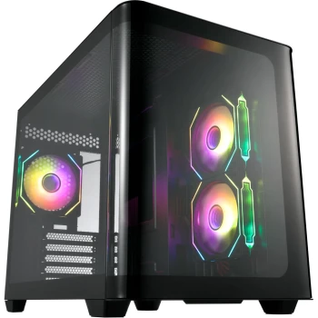 Корпус FSP S380 Black, (S380-BA)