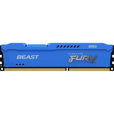 ОЗУ Kingston Fury Beast 4GB 1600MHz DIMM DDR3, (KF316C10B/4)