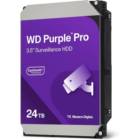 Жесткий диск Western Digital Purple Pro 24TB, (WD241PURP)