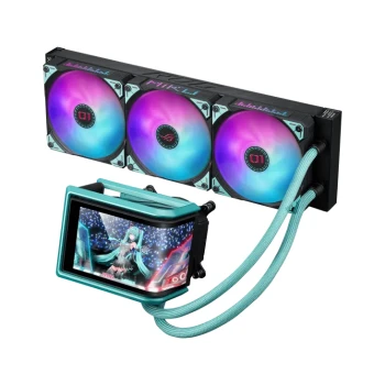 Водяное охлаждение Asus ROG Ryuo IV 360 ARGB Hatsune Miku Edition
