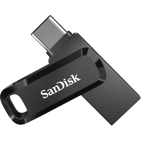 USB Флешка SanDisk Ultra Dual Drive Go 128GB Black, (SDDDC3-128G-G46)