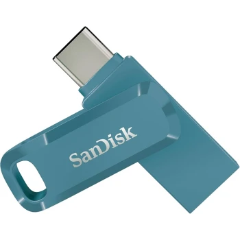 USB Флешка SanDisk Ultra Dual Drive Go 128GB Blue, (SDDDC3-128G-G46NBB)