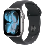 Смарт-часы Apple Watch Series 11, GPS, 42mm Space Grey Aluminium Case with Black Sport Band - S/M, (MEQW4RK/A)