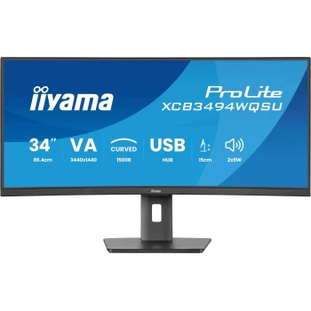Монитор iiyama ProLite PL3494WQ (XCB3494WQSU-B1)