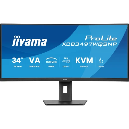 Монитор iiyama ProLite PL3497WQP, (XCB3497WQSNP-B1)