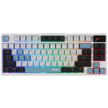 Клавиатура MSI FORGE GK600 TKL W SKY RU White