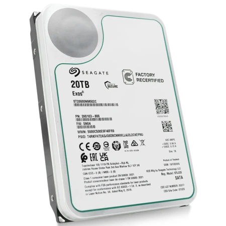 Жесткий диск Seagate Exos X20 20TB, (ST20000NM002C)