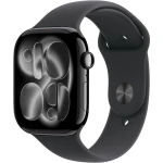 Смарт-часы Apple Watch Series 11, GPS, 46mm Jet Black Aluminium Case with Black Sport Band - S/M, (MEUW4RK/A)