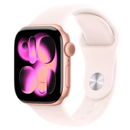 Смарт-часы Apple Watch Series 11 GPS 42mm Rose Gold Aluminium Case with Light Blush Sport Band - M/L (MEU44RK/A) Смарт-часы Apple Watch Series 11 GPS 42mm Rose Gold Aluminium Case with Light Blush Sport Band - M/L (MEU44RK/A)