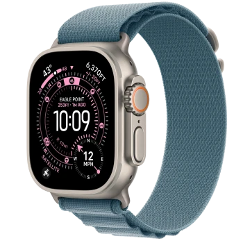Смарт-часы Apple Watch Ultra 3 GPS Cellular 49mm Natural Titanium Case with Light Blue Alpine Loop - Small (MEWK4QR/A) Смарт-часы Apple Watch Ultra 3 GPS Cellular 49mm Natural Titanium Case with Light Blue Alpine Loop - Small (MEWK4QR/A)