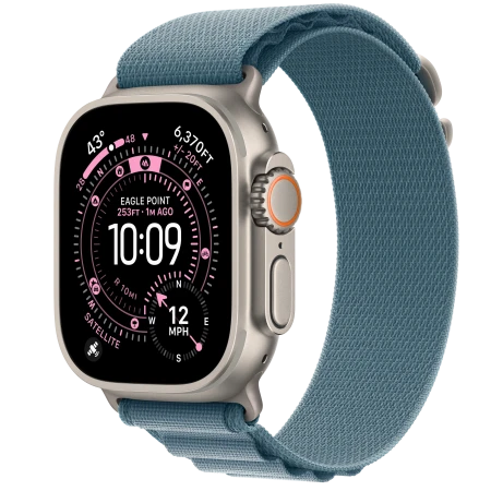 Смарт-часы Apple Watch Ultra 3 GPS Cellular 49mm Natural Titanium Case with Light Blue Alpine Loop - Small (MEWK4QR/A) Смарт-часы Apple Watch Ultra 3 GPS Cellular 49mm Natural Titanium Case with Light Blue Alpine Loop - Small (MEWK4QR/A)