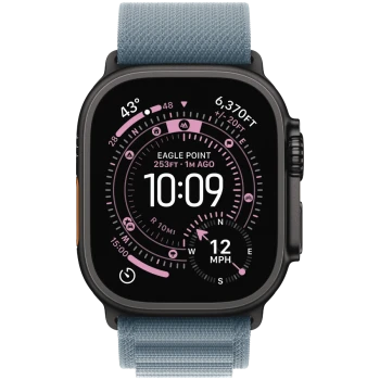 Смарт-часы Apple Watch Ultra 3 GPS + Cellular 49mm Black Titanium Case with Light Blue Alpine Loop - L (MG9M4ZM/A) Смарт-часы Apple Watch Ultra 3 GPS + Cellular 49mm Black Titanium Case with Light Blue Alpine Loop - L (MG9M4ZM/A)
