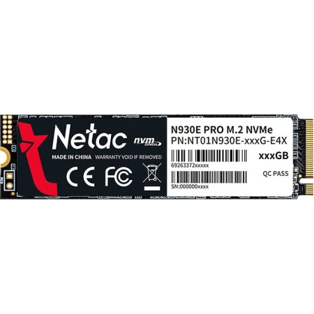 SSD накопитель Netac NT01N930E-128G-E4X SSD накопитель Netac NT01N930E-128G-E4X