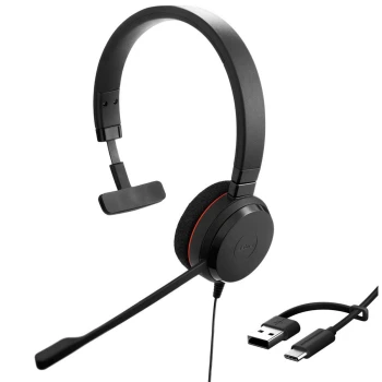 Гарнитура Jabra Evolve 20 USB C/A MS Mono, (4993-823-169) Гарнитура Jabra Evolve 20 USB C/A MS Mono, (4993-823-169)
