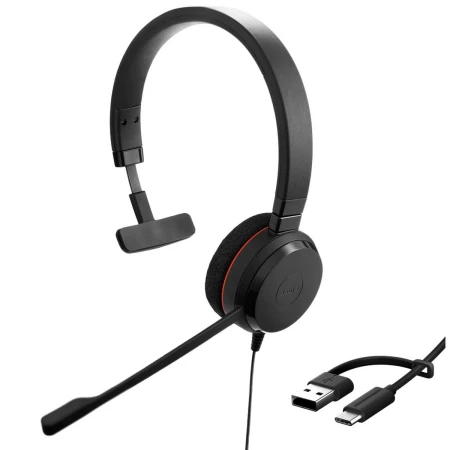 Гарнитура Jabra Evolve 20 USB C/A MS Mono, (4993-823-169) Гарнитура Jabra Evolve 20 USB C/A MS Mono, (4993-823-169)