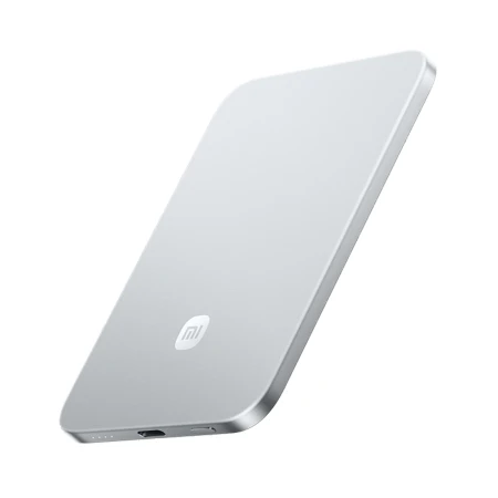 Power Bank Xiaomi UltraThin Magnetic 5000mAh Glacier Silver, (MDY-20-EB)