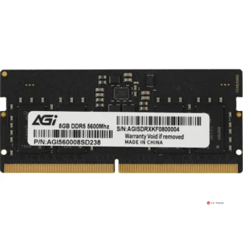 ОЗУ AGI 8GB 5600MHz SODIMM DDR5, (AGI560008SD238-ST)