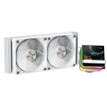 Водяное охлаждение Ocypus Sigma L24 ARGB White, (Sigma-L24-WH2AAWWN00X-GL)