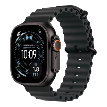 Смарт- часы Apple Watch Ultra 3 GPS Cellular 49mm Black Titanium Case with Black Ocean Band (MF0J4QR/A)