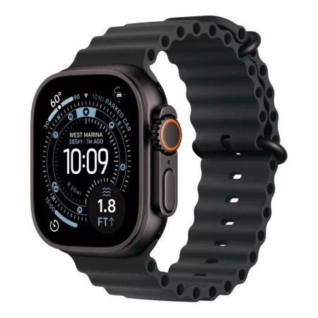 Смарт- часы Apple Watch Ultra 3 GPS Cellular 49mm Black Titanium Case with Black Ocean Band (MF0J4QR/A)
