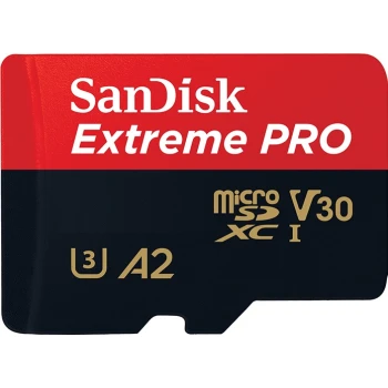 Карта памяти SanDisk Extreme Pro V30 A2 microSDXC 512GB, Class 3 UHS-I U3, (SDSQXCD-512G-GN6MA)
