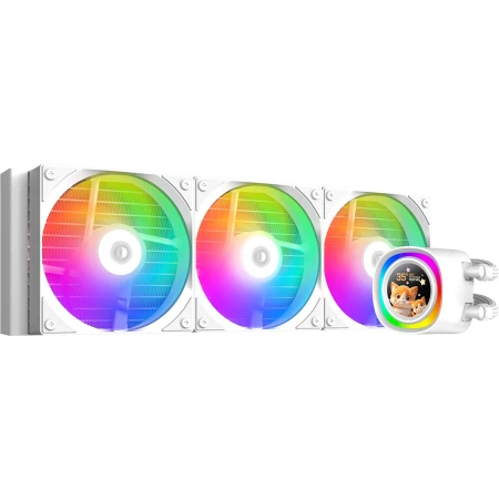 Водяное охлаждение ID-Cooling FX360 LCD, White