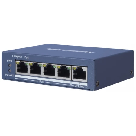 Коммутатор Hikvision DS-3E0505P-E(B)