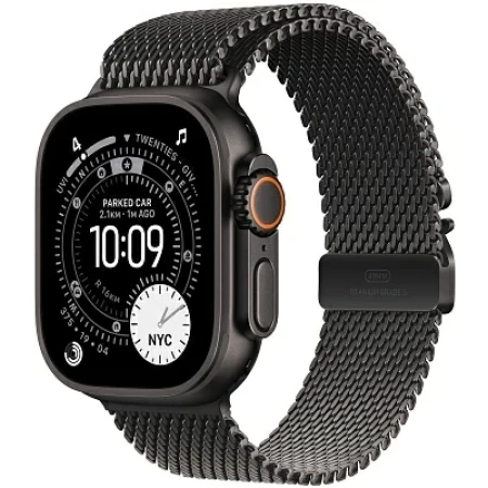 Смарт-часы Apple Watch Ultra 3, GPS + Cellular, 49mm Black Titanium Case with Black Titanium Milanese Loop - Small, (MF1N4QR/A) Смарт-часы Apple Watch Ultra 3, GPS + Cellular, 49mm Black Titanium Case with Black Titanium Milanese Loop - Small, (MF1N4QR/A)