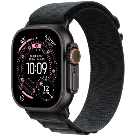 Смарт-часы Apple Watch Ultra 3, GPS + Cellular, 49mm Black Titanium Case with Black Alpine Loop - Small, (MF0Q4QR/A) Смарт-часы Apple Watch Ultra 3, GPS + Cellular, 49mm Black Titanium Case with Black Alpine Loop - Small, (MF0Q4QR/A)