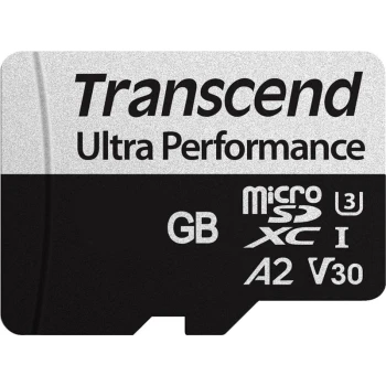 Карта памяти Transcend Ultra Perfomance 340S microSDXC 64GB, Class 3 UHS-I U3, (TS64GUSD340S)