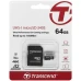 Карта памяти Transcend TS64GUSD340S Карта памяти Transcend TS64GUSD340S