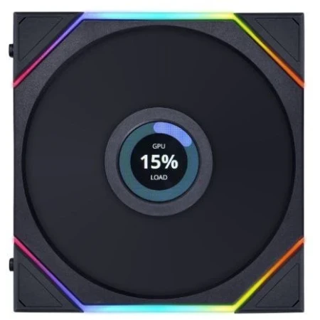 Кулер Lian Li UNI FAN TL WIRELESS LCD 140 REVERSE BLADE Black (G99.14RTLLCD1W1B.00)