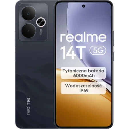 Смартфон Realme 14T 5G 8/256GB Black