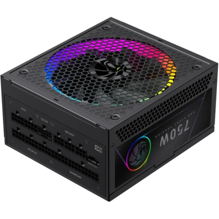 Блок питания GameMax RGB Pro 750G Black, (2141-0750B0018)