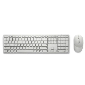 Клавиатура Dell Pro KM5221W White, (580-AKFB) + мышь 