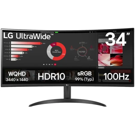 Монитор LG 34WR50QK-B.ARUZ Монитор LG 34WR50QK-B.ARUZ