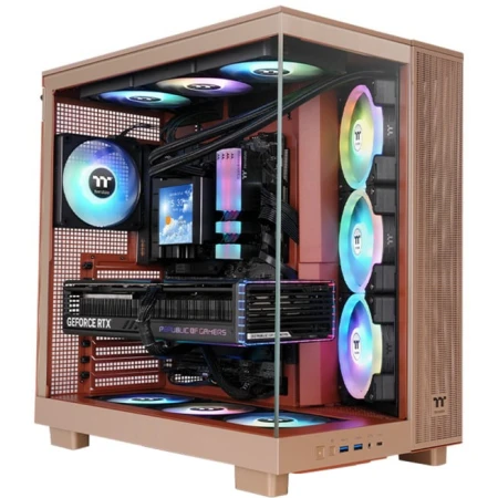 Корпус Thermaltake View 380 XL TG ARGB Gravel Sand, (CA-11E-00MGWN-00)